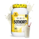 Nutrithority - Isothority Isolated Whey Protein Powder with Ultra-Absorbable Protein and BCAAs to Build Muscle and Accelerate Recovery, Keto Friendly, Low Carbs, Gluten Free (Vanilla Milkshake)