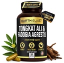 Terre Elixir Fadogia Agrestis & Tongkat Ali pour hommes & femme – Supplément de testostérone naturelle pour hommes - Fabriqué aux États-Unis & 3ème partie testée – Force, énergie et vitalité - Longjack – 3 mois d'approvisionnement