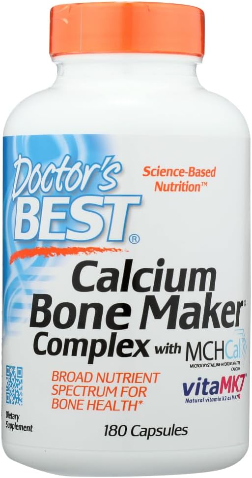 Meilleur docteur, complexe de fabrication de os de calcium, 180 capsules
