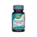 Nature's Way Biotin Forte, unterstützt gesundes Haar, Haut und Nägel*, 3000 mcg Biotin per Servieren, mit Zink, Vitamin C, B-Vitamins, 60 Tabletten (Packaging May Vary)