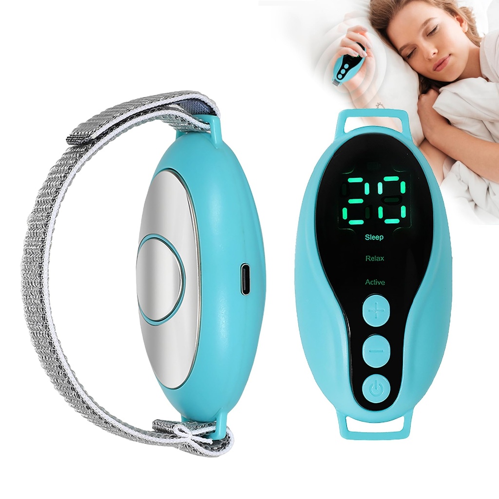 Sleep Aid Device, 3 Modes Palm Sleep Massage Handheld Microcurrent Anxiety Device Insomnia Relief