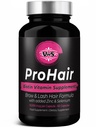 VWS Biotin 10.000 mcg Nahrungsergänzungsmittel w/Zinc & Selen zur Förderung von Thicker Hair Growth, Stronger Nails & Healthy Skin für Damen und Herren, 60 Vegan Kapseln