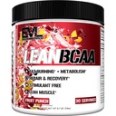 Stimulant Sans Lean BCAA Poudre - Évlution Nutrition BCAAs Amino Acides Poudre avec CLA Carnitine et 2:1:1 Acides aminés à chaîne ramifiée soutient la récupération musculaire Fat Burn and Metabolism - Fruit Punch