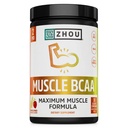 ZHOU Muscle BCAA - Vegan BCAA Powder, BCAA Ergänzungen für Männer und Frauen, Unterstützung Muskel-Gesundheit, Trinken für Energie, Alle natürlichen verzweigten Kette Aminos - Tropical Punch, 11.6 Unze (30 Portionen)