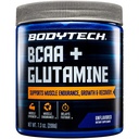 BodyTech BCAA + Glutamin-Pulver mit Vitamin C, L Glutamin & More, Essential Pre Workout oder Post Workout Aminosäuren für Männer und Frauen, Unflavored, 7.3 Oz, 30 Portionen