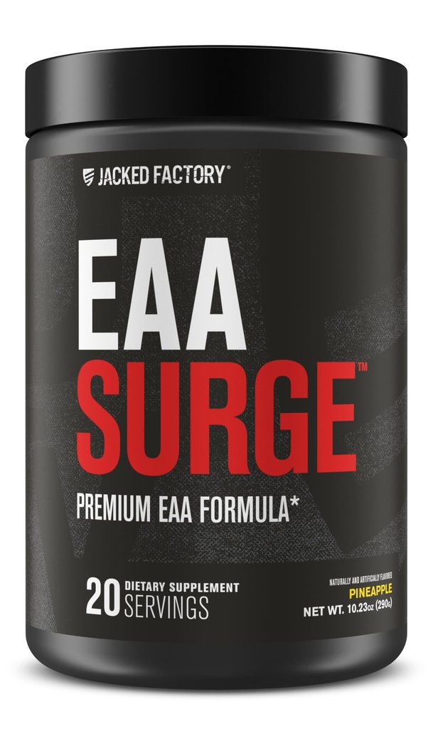 Poudre essentielle d'acides aminés de l'EAA - Supplément d'entraînement intra-EAAS et BCAA avec la L-Citrulline, la Taurine, et plus pour la musculation, la résistance, l'endurance, la récupération - Ananas, 20sv