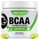 Honig Badger BCAA + EAA Aminosäuren Pulver, BCAAs + L-Glutamin, Keto, Vegan, Zucker frei für Männer & Frauen, Hydration & Post Workout Muskel Erholung Getränke Mix, Cucumber Lime, 30 Portionen