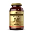 Solgar Double Strength Omega-3 700 mg, 120 Softgels - Fischöl-Ergänzung - Unterstützung für kardiovaskuläre, Joint & Cellular Health - Enthält EPA & DHA Omega 3 Fettsäuren - Glutenfrei - 120 Portionen