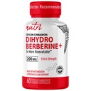 Nature's Fusions Dihydroberine Supplement 200mg 60 Kapseln - mit Ceylon Cinnamon, 5X Mehr Effektive Than Regular Berberine HCL - Nutri Supplements