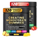 Kreatin Monohydrat-Gummien für Männer und Frauen, 9000MG Creatine Gummies Sugar Free -BCAA 2:1, B12 B6 für Boost Strength, Focus & Endurance, Vegan, Non-GMO