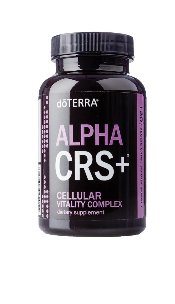 doTERRA - Alpha CRS+ Cellular Vitality Complex - Bietet Antioxidantienschutz - Verhindern Sie den Upset Stomach - 120 Veggie Caps