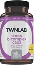 Twinlab Stress B-Complex Caps - Energieunterstützungsergänzung mit Vitamin B12 und B6-250 Kapseln