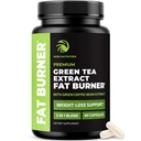 Grüner Tee Gewichtsverlust Pillen für Frauen und Männer | 45% EGCG | Stomach Fat Burner, Stoffwechsel Booster & Appetit Suppressant | Grüner Tee Fett Burner Diät Pillen | Vegan Gewichtsverlust ergänzt | 60 Ct