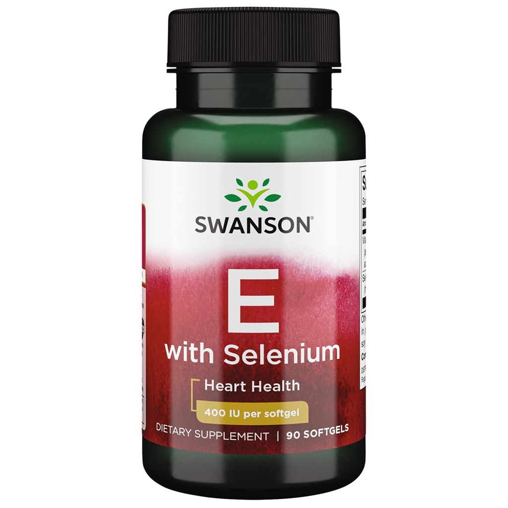Swanson Vitamine E & Sélénium 90 gels