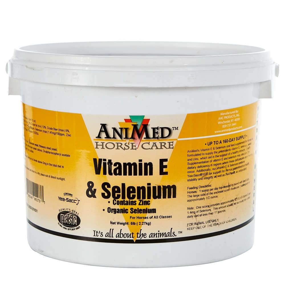 AniMed Vitamine E et Sélénium avec Zinc 5 lbs