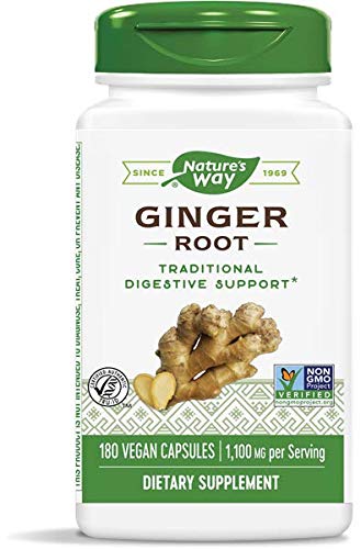Nature's Way Ingwer Root 550mg, 180 Kapseln (Paket von 2)