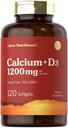 Carlyle Calcium 1200 mg avec Vitamine D3.