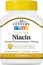 21st Century Flush Free Niacin 500mg 110 Kapseln Packung von 2