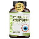 Sehunterstützung - Beste Augenvitamine für Blurry Vision. Augenergänzungen für Erwachsene mit Lutein für Macular Health, Eye Vision, Eye Strain und Müdigkeit. Mit Zink und Vitamin A zur Unterstützung von Sharp Vision.