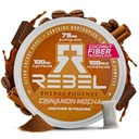 Rebel Nootropic Energie-Koffeinbeutel (Zimt Mocha) • 100mg Koffein • Alpha GPC • Huperzin A & Essential Vitamins • Zuckerfrei • Kokosfaser-Technologie • 15 Beutel pro Dose (Paket von 1)