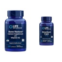 Lebensverlängerung Knochenwiederherstellung + Vitamin K2 Vitamine & Mineralstoffe erhalten Knochengesundheit & Stärke & Strontium Caps 750 mg - Knochengesundheitsergänzung