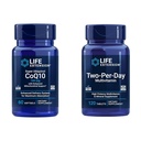 Extension de durée de vie Super Ubiquinol CoQ10 Heart & Cell Energy Support avec deux par jour de puissance élevée Multi-vitamine et supplément minéral, 60 Softgels et 120 comprimés