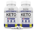 Keto Thrive Keto ACV Extreme Pills 1675MG Keto Support Blend Kapsel Alternative zu Keto ACV formuliert mit Apfelessig extra natives Olivenölpulver Grünteeblatt 120 Kapseln