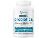 Micro-ingrédients Probiotiques pour les hommes 100 Million CFU, 40 souches, 120 capsules végétariennes