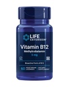 Lebensverlängerung Vitamin B12 Methylcobalamin, Nerve Health Supplement, Kognitive Unterstützung, Energie Vitamin, Methylcobalamin B12, 5 mg, Quick-Dissolving, Glutenfrei, Non-GMO, Vegetarisch, 60 Lozenges