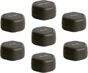 Cadence Travel Container - Pill Case Set - Magnetic Travel Capsules,Tagesmedizin Organizer für Pillen, Ergänzungen, & Vitamine - 7 Flex Smalls (0.56oz) für Wöchentliche Pille Organizer - Charcoal