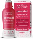 Mutter's Promise Prenatal & Postnatal Multivitamin für Frauen | Sugar Free Liquid Prenatal Vitamine für Frauen mit Folat, Choline & Organic Fruits for Preconception, Schwangerschaft & Pflege | Vegan