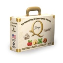 Trois Lollies Queasy Drops Natural Motion Sickness Relief - Lozanges non somnolentes pour les nausées, l'estomac relevé, la maladie de la voiture et de la mer, sans gluten, 4 saveurs assorties (gingembre, cola, menthe poivrée et framboise), 12 comtes