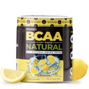 Nutrologie BCAA Natural - Pflanzenbasiertes BCAA-Pulver, Lemonade Flavor, Optimiert 2:1:1 Ratio Aminosäuren Pulver für Pre Workout & Post Workout Erholung, Vegan, Glutenfrei, Non-GMO, 30 Servierungen