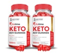 (2 Pack) Lebenszeit Keto ACV Gummies Fortgeschrittene Formel 1000MG Lebenszeit Keto Gummies Apfel Apfel Apfelessig Formuliert mit Granatapfel-Fettsaft Pulver B12 Vegan Non GMO 120 Gummys