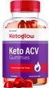 KetoGlow Keto ACV Gummies - Offizielle Keto Glow Gummies ACV Premium Alle natürlichen Gummys 1050mg, Keto Glow Apple Cider Essig Advanced Formula, KetoGlow Support Review, 60 Gummies für 1 Monat