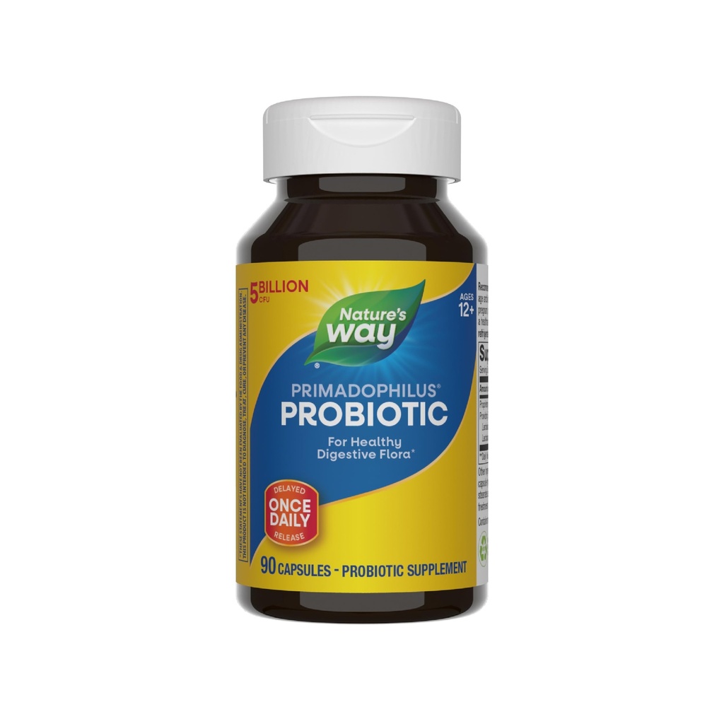 Façon de la nature Primadophilus Probiotique, Flore saine et digestive*, 5 milliards d'UFC par portion, conserver au réfrigérateur, 90 capsules (paquetage May Vary)