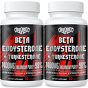 1400mg Beta Ecdysterone und Turkesterone Ergänzungen, Maximiert 98% Beta Ecdysterone & 20% Turkesterone Extrakt für Muskelmasse, Stärke, Proteinsynthese, 120 Kapseln