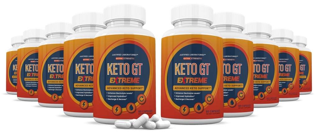 (10 Pack) Keto GT Extreme Keto Pillen 1675MG Neu & Verbesserte Formel Enthält Apfelessig Extra Virgin Olivenöl Pulver Grüner Tee Blatt 600 Kapseln