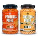 Twin Peaks Low Carb, Keto Friendly Protein Puffs, 1 Jug Knoblauch Parmesan Flavor Puffs + 1 Jug Nacho Käse Flavor Puffs