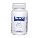 Pure Encapsulations DAO Enzyme - Histamin Breakdown Digestion Support Supplement* - Ease Digestive Discomfort & Skin Sensitivity* - Allergenfreie Health Supplement - 60 Kapseln
