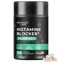 Bravado Labs DAO ergänzt Histamin Blocker - Extra Strength 30.000 HDU DAO Enzyme + Diamine Oxidase & Vitamin C für Daily Histamin Stoffwechsel & Immununterstützung - 120ct