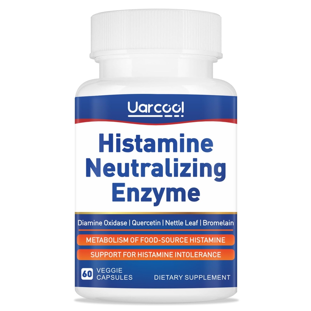 DAO Enzym Supplement Histamin Diamine Oxidase Supplement für glatte Verdauung - Made in USA - 60 Softgels
