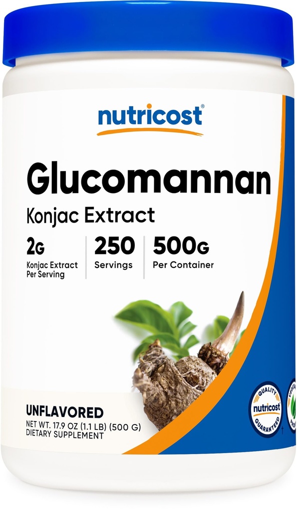 Nutricost Glucomannan poudre 500 grammes
