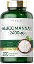 Carlyle Glucomannan Capsules de 200 Count.
