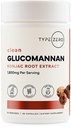 Type Zero Nettoyant Glucomannan Extrait de racine Konjac (90 capsules) (1 800 MG par portion) - 30 portions, non-OGM, sans gluten