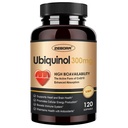 ZEBORA Ubiquinol CoQ10 300mg Softgels, 4-in-1 Leistungsstarkes Antioxidans für Herz- und Gefäßgesundheit, essentiell für Energieproduktion, Max Absorptionsaktive Form von CoQ10, 120 Softgels