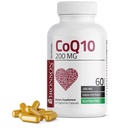 Bronson CoQ10 200 MG High Potency Cellular Energy Production, 60 Vegetarische Kapseln