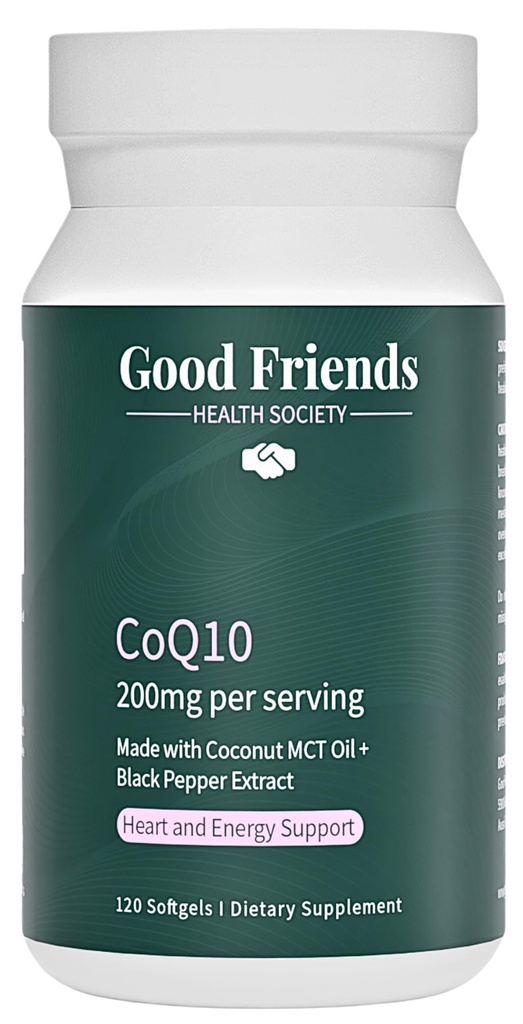 Ubiquinol CoQ10 200mg - Hohe Absorption mit schwarzem Pfeffer Extrakt & Kokosnuss MCT Öl - 120 Softgels, Lab-geprüft, keine Samenöle, Non-GMO - Herz- und Energieunterstützung