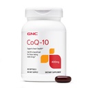 GNC CoQ-10 400mg - Herz-Gesundheit & Cellular Energy Support Nahrungsergänzungsmittel - Antioxidans für gesundes Herz-Kreislauf-System - leicht zu schluckenden Weichgelen - Glutenfrei - 60 Zähler (60 Servietten)