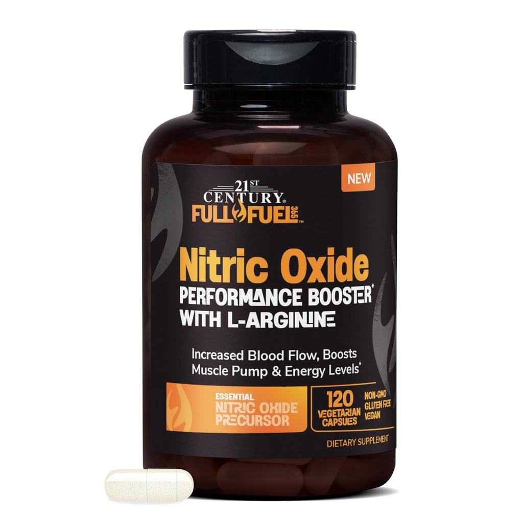 21st Century Full Carburant 365 Nitric Oxide Performance Booster avec L-Arginine